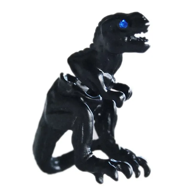 1 Pcs Cool Punk Style Rock Temptation Alloy Dinosaur