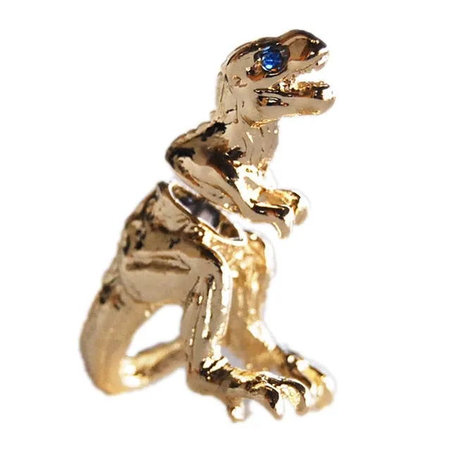 1 Pcs Cool Punk Style Rock Temptation Alloy Dinosaur