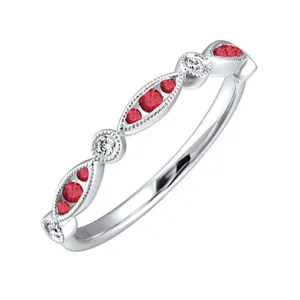 14KT White Gold & Diamond Sparkle Fashion Ring  - 1/10 ctw