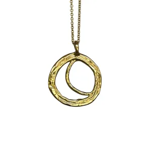18Kt Gold Pendant "Shining with the moon"
