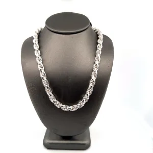 8MM Sterling Rope Chain 22inches