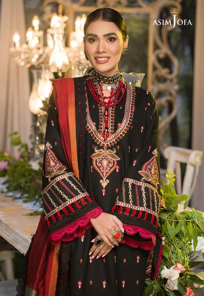 AJPR-13 | Asim Jofa Prints Rania Collection 2022 | Unstitched Embroidered Lawn Suits