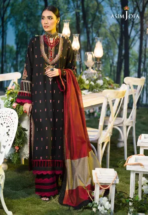 AJPR-13 | Asim Jofa Prints Rania Collection 2022 | Unstitched Embroidered Lawn Suits