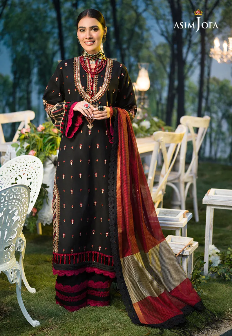 AJPR-13 | Asim Jofa Prints Rania Collection 2022 | Unstitched Embroidered Lawn Suits