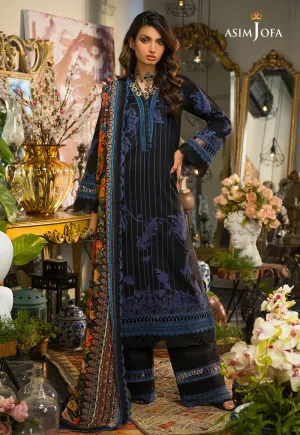 AJPR-33 | Asim Jofa Prints Rania Collection 2022 | Unstitched Embroidered Lawn Suits