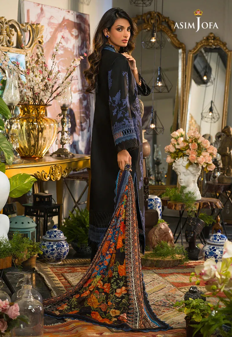 AJPR-33 | Asim Jofa Prints Rania Collection 2022 | Unstitched Embroidered Lawn Suits
