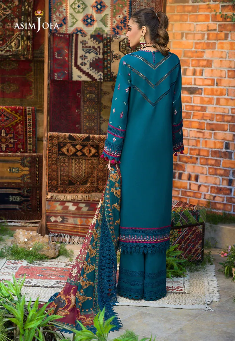 AJPR-35 | Asim Jofa Prints Rania Collection 2022 | Unstitched Embroidered Lawn Suits