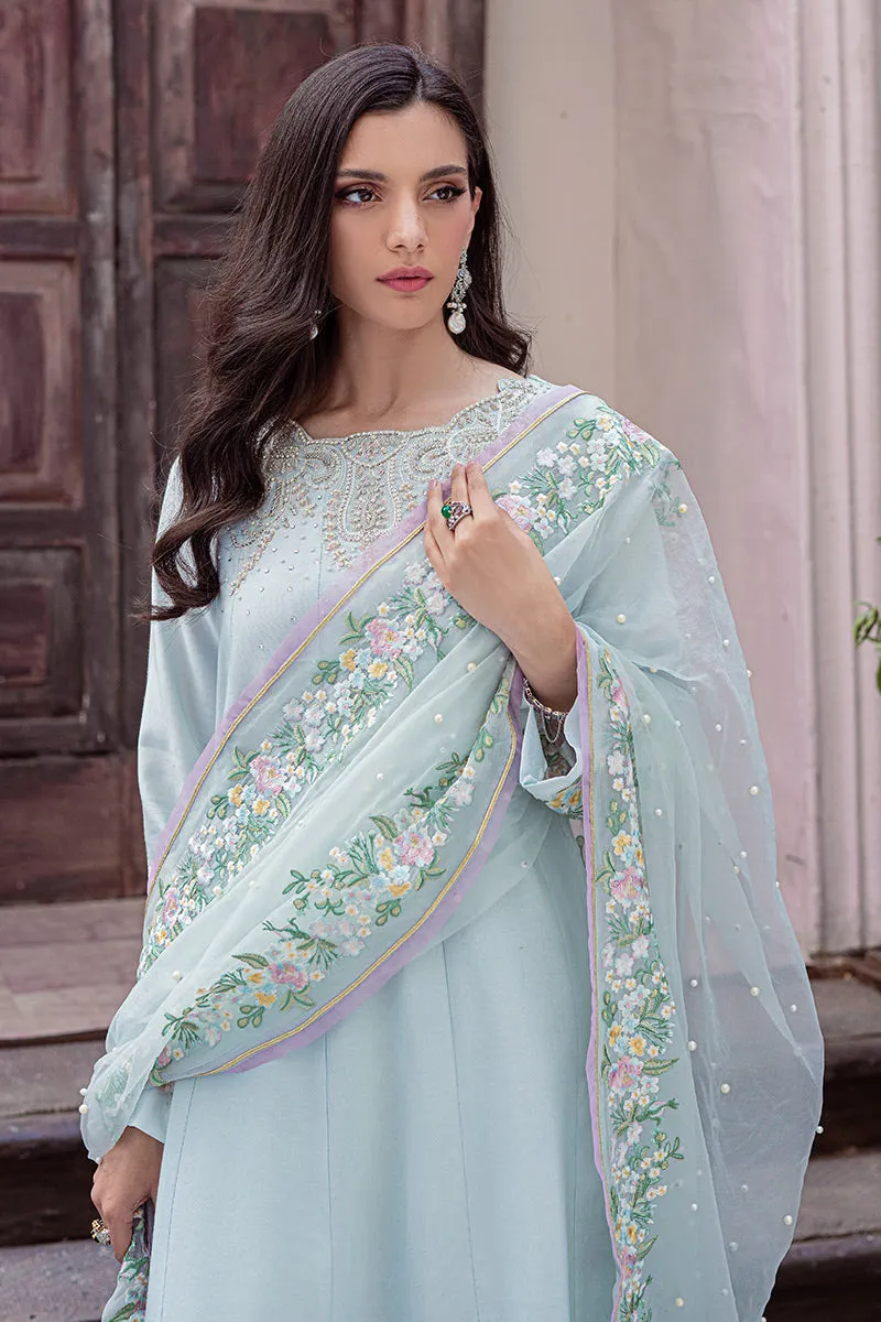 AQUATIC MLE22-03 | Mushq Eid Pret Drop 2 | 3Pc Cotton Net Suit