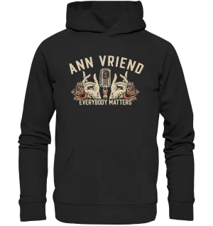 AV / Premium Unisex Hoodie with Hands Logo