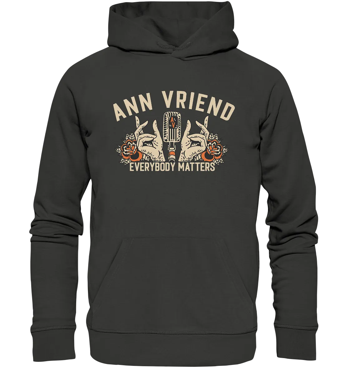 AV / Premium Unisex Hoodie with Hands Logo