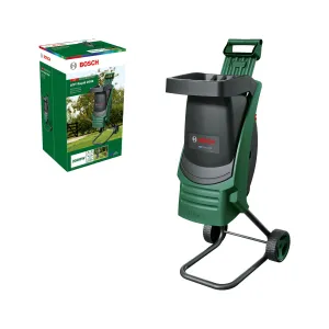 AXT Rapid 2000 Häcksler (2000-W-Motor, Schnelles und kraftvolles Häckseln von Holz und Gartenabfällen, Messerschneidsystem)