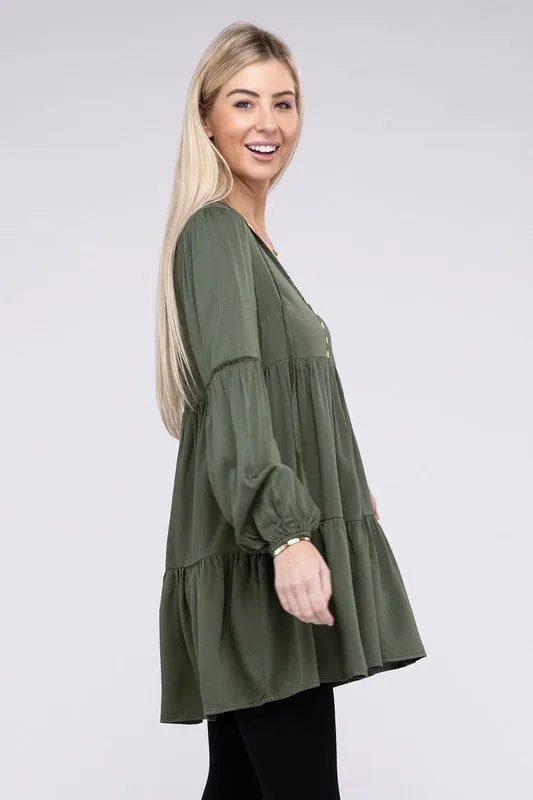 Babydoll Tiered Dress