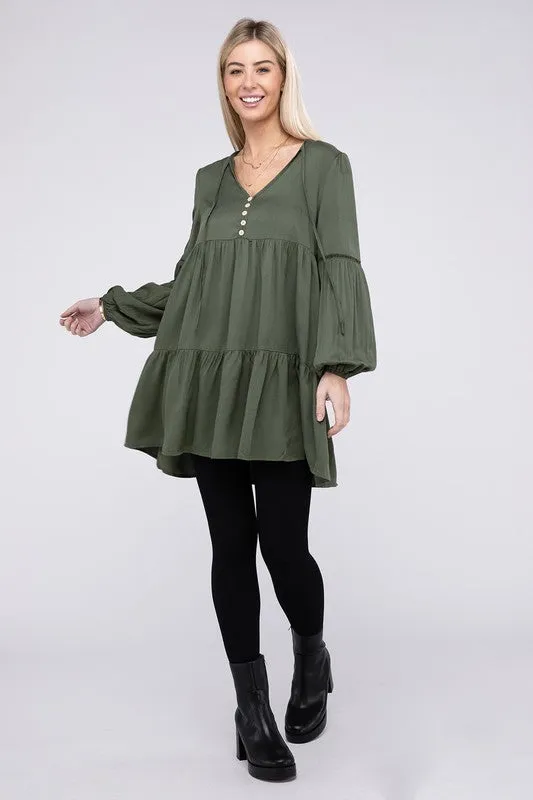 Babydoll Tiered Dress