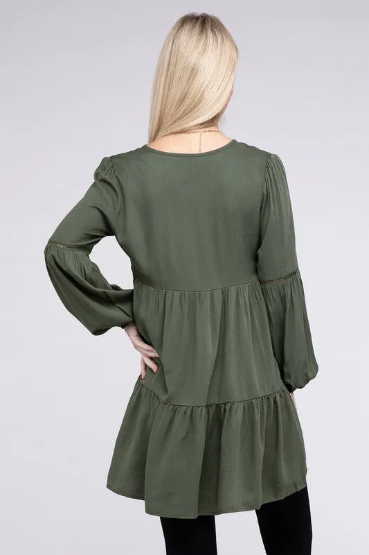 Babydoll Tiered Dress