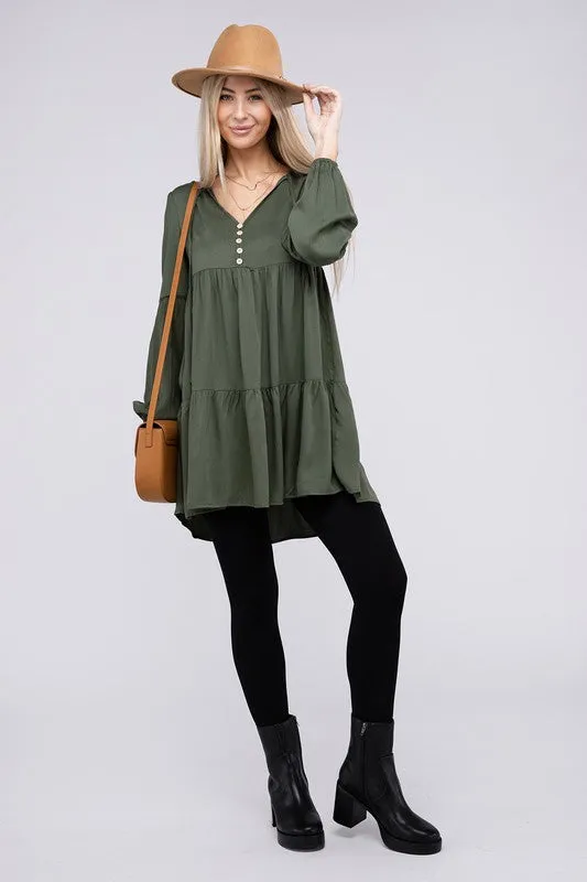 Babydoll Tiered Dress