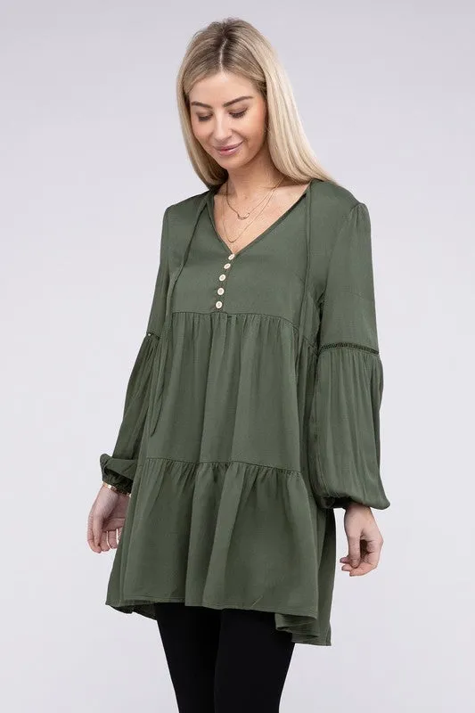 Babydoll Tiered Dress