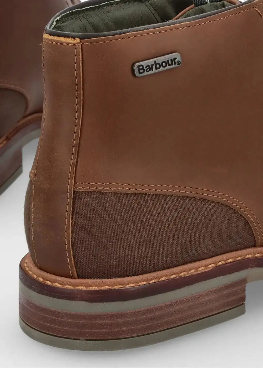 Barbour Mens Redhead Chukka Boots Timber Tan