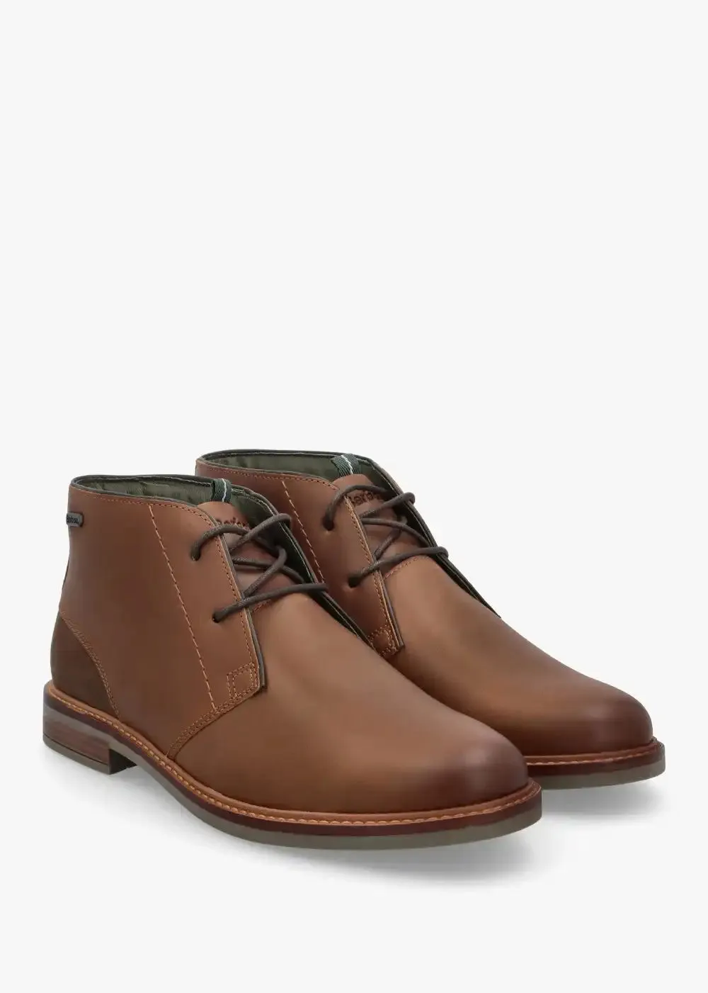 Barbour Mens Redhead Chukka Boots Timber Tan