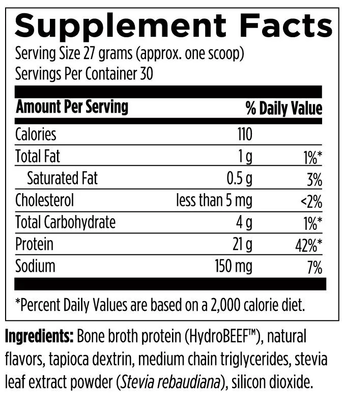 Beef Protein - Vanilla