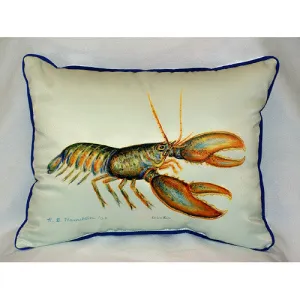 Betsy Drake Lobster Pillow- Indoor/Outdoor