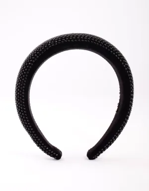Black Diamante Headband