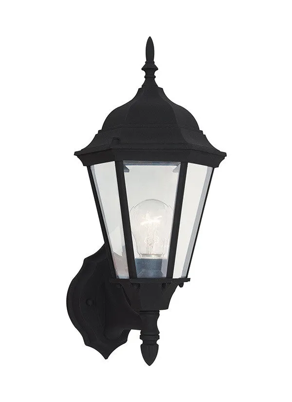 Black Traditional Outdoor 1 Light Wall La