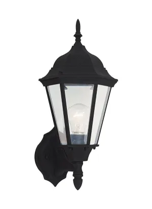 Black Traditional Outdoor 1 Light Wall La