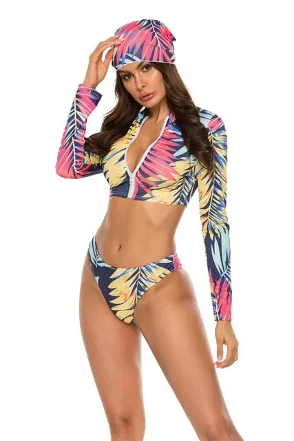 Bleu Two Piece Rashguard