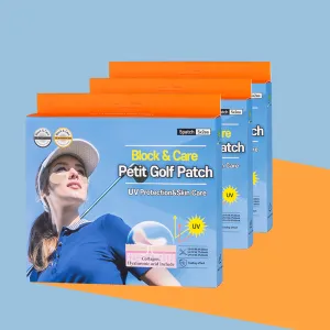 Block & Care - Petit Golf Patch / 30 Patches (3 boxes)