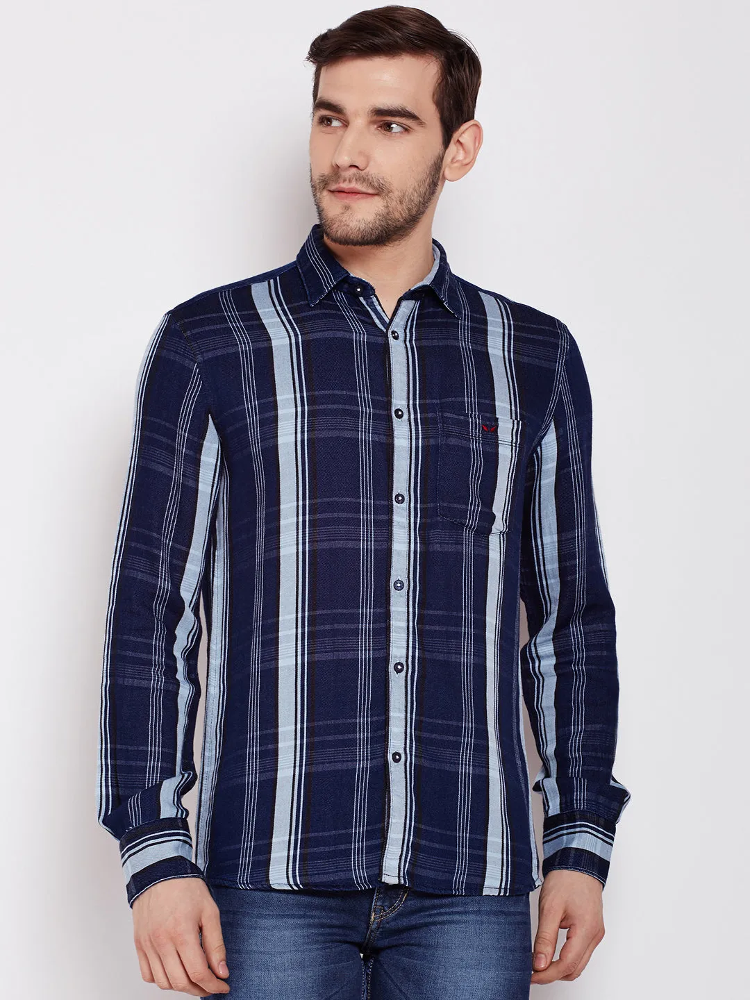 Blue Checked Shirt