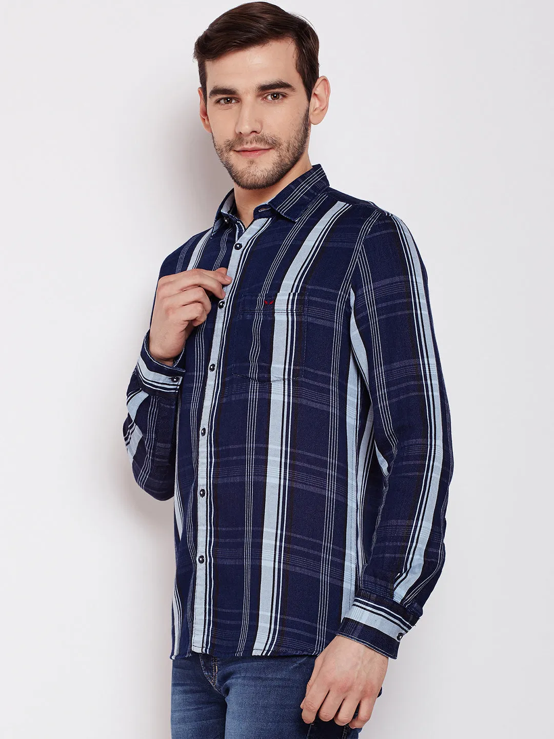 Blue Checked Shirt