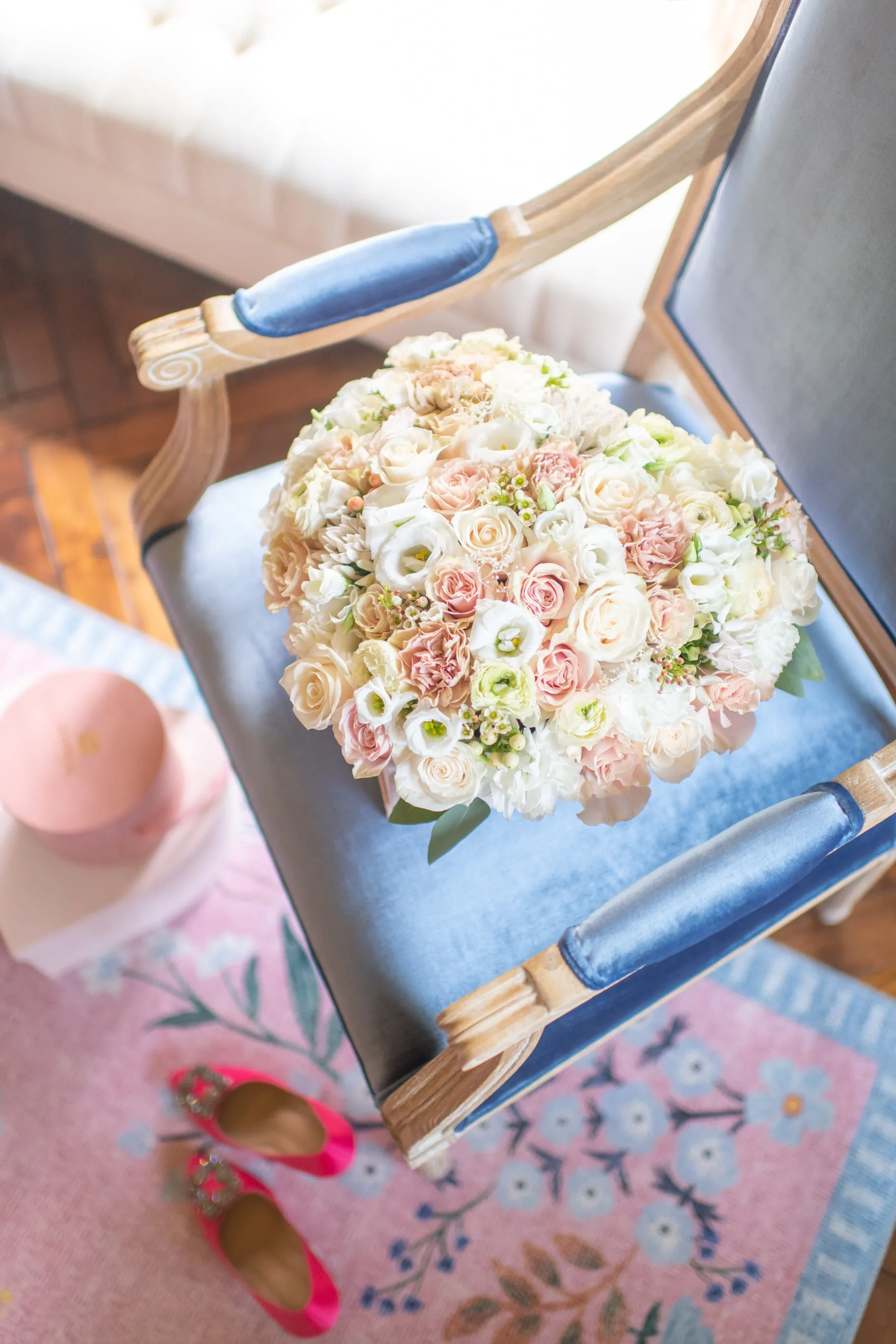 Blush Suede Heart Luxe JoyBox