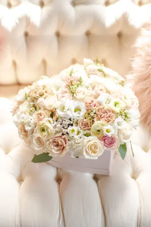 Blush Suede Heart Luxe JoyBox