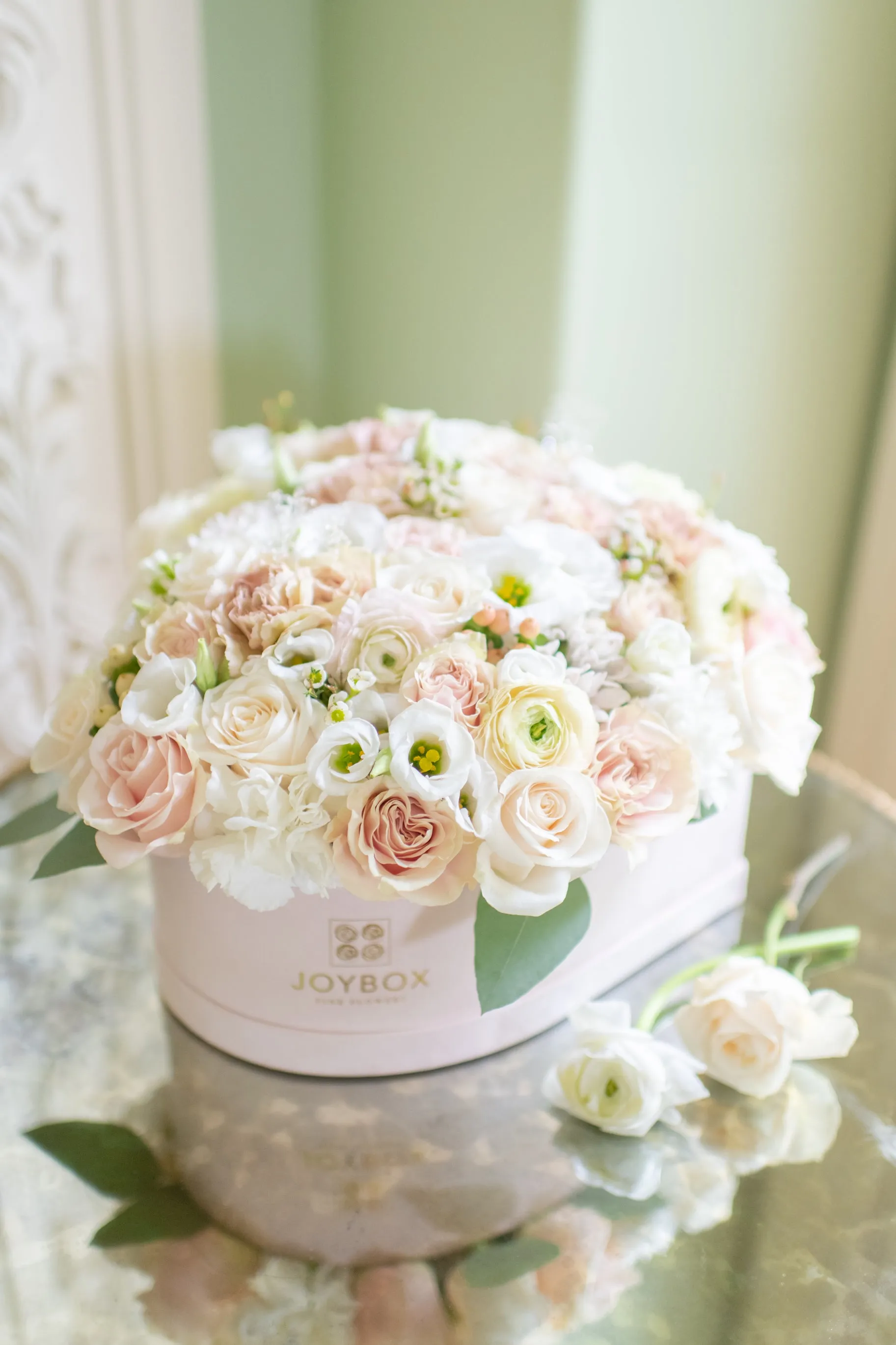 Blush Suede Heart Luxe JoyBox