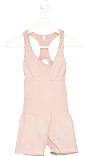 Bo   Tee Pink Racerback Playsuit UK XS