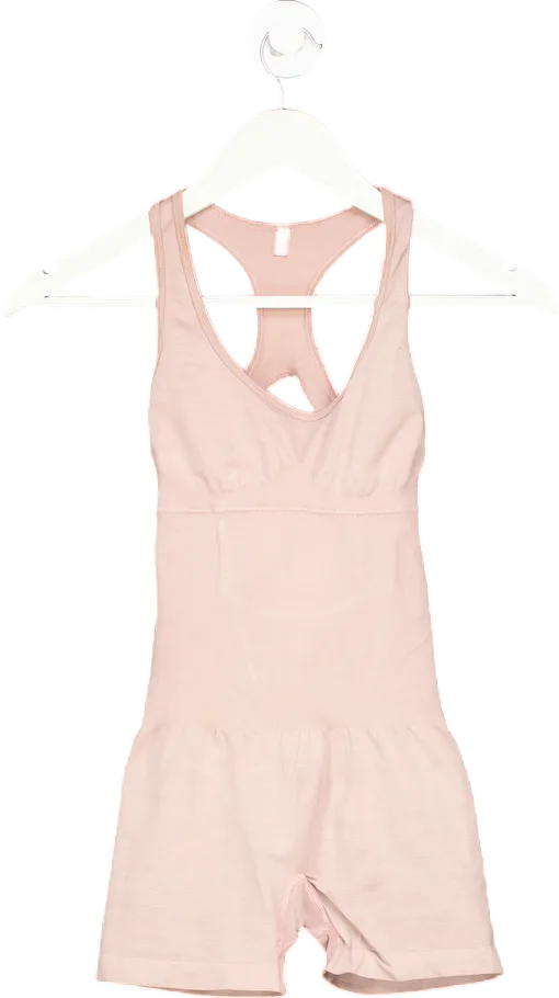 Bo   Tee Pink Racerback Playsuit UK XS