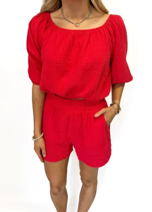 Bobi Elastic Waist Pocket Short - Barn