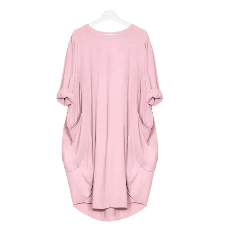 Boho Casual Pocket Dress