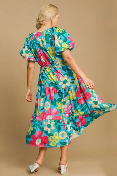 Born To Bloom Midi Dress