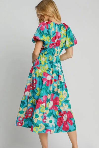 Born To Bloom Midi Dress