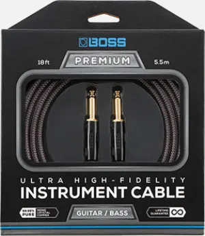 Boss BIC-P18 Premium Cable 18ft SS High-Fidelity