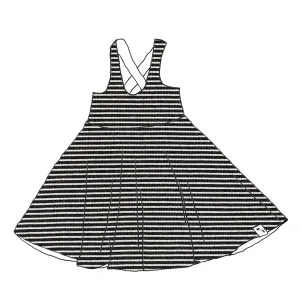 BR Basic Stripes RIB KNIT - Indy Pinafore Dress