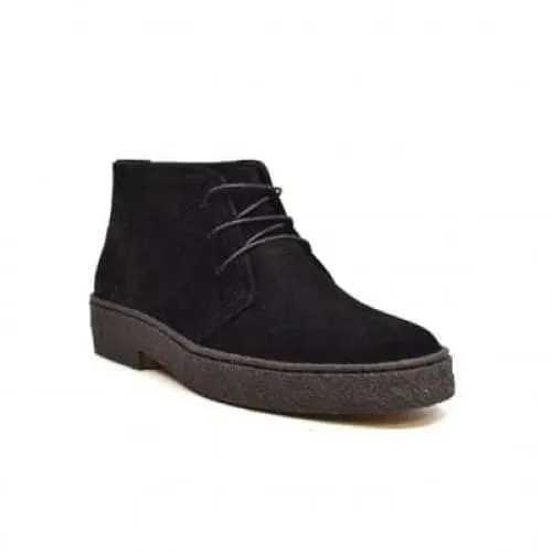 British Walkers Playboy Original Men's Black Suede High Top Ankle Boots