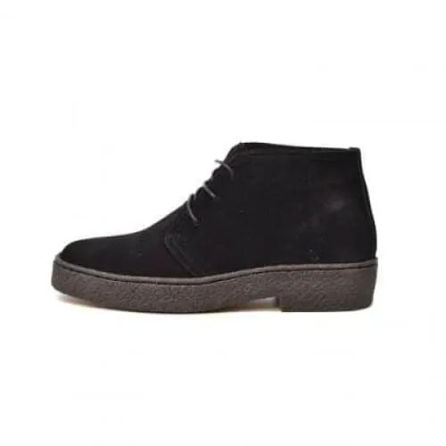 British Walkers Playboy Original Men's Black Suede High Top Ankle Boots