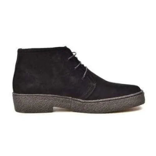 British Walkers Playboy Original Men's Black Suede High Top Ankle Boots