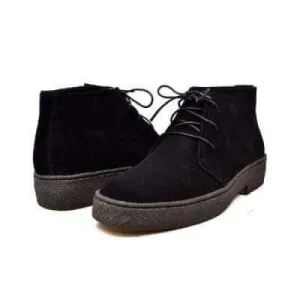 British Walkers Playboy Original Men's Black Suede High Top Ankle Boots