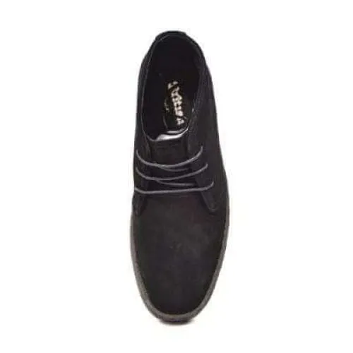 British Walkers Playboy Original Men's Black Suede High Top Ankle Boots