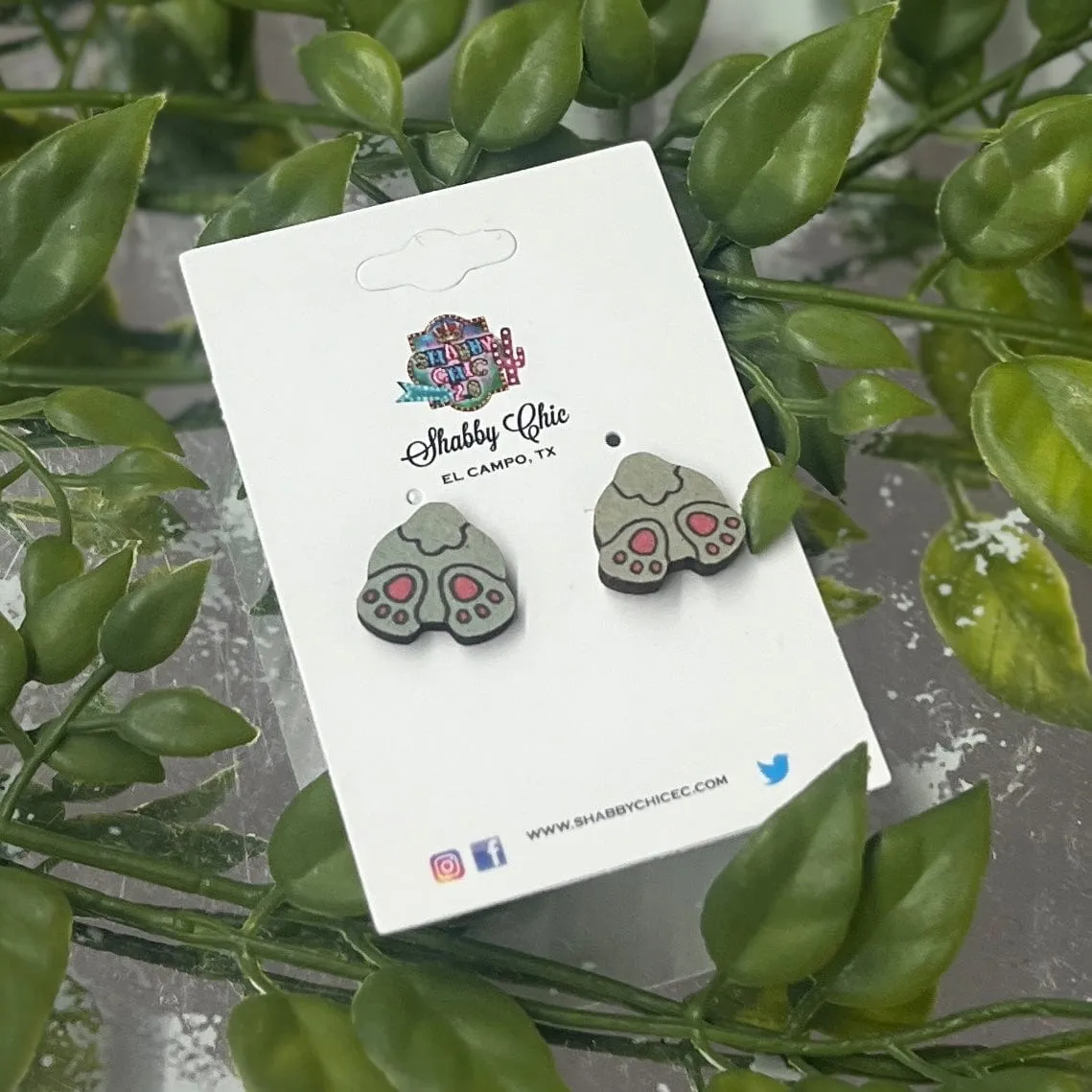 Bunny Tail Earrings
