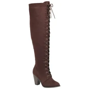 Camila-47  velvet BROWN