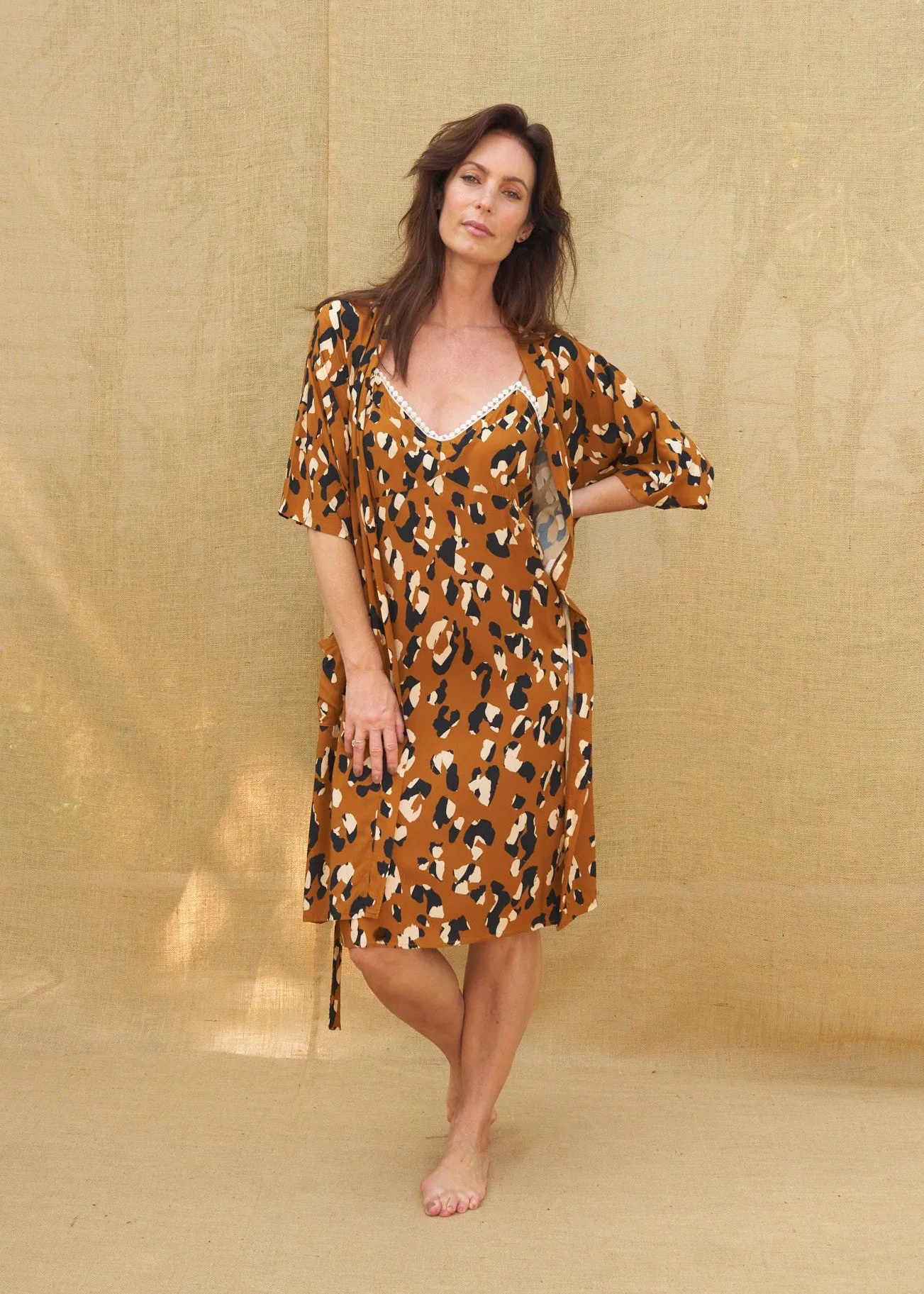 Cara Robe in Leopard